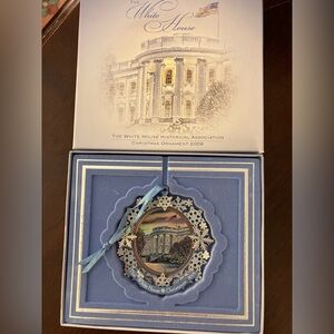 White House Historical Association 2009 Christmas Ornament Grover Cleveland